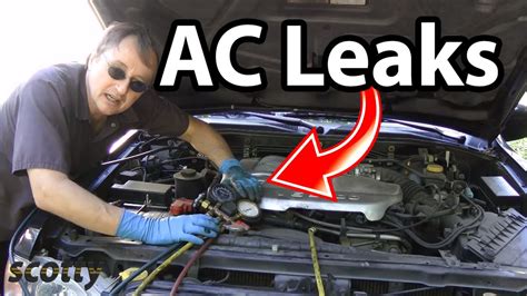 leak test car ac with compressed air|finding auto air conditioning leaks.